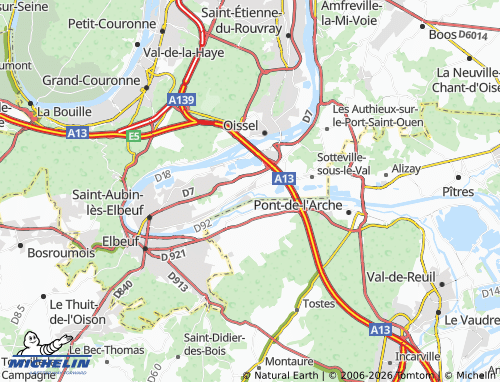 Mappa MICHELIN Freneuse - ViaMichelin