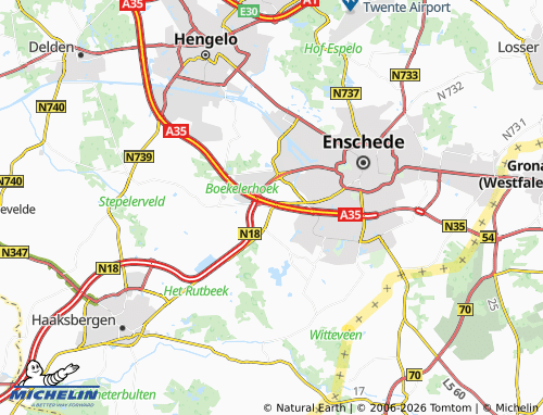 Carte MICHELIN Usselo - ViaMichelin