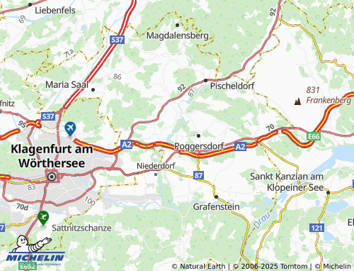 MICHELIN-Landkarte Pubersdorf - ViaMichelin