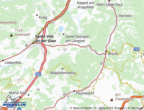 MICHELIN-Landkarte Sankt Sebastian - ViaMichelin