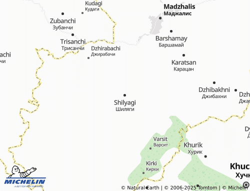 MICHELIN-Landkarte Shilyagi - ViaMichelin