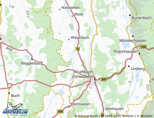 MICHELIN-Landkarte Oberbleichen - ViaMichelin