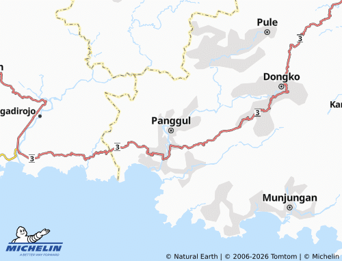 MICHELIN-Landkarte Panggul - ViaMichelin