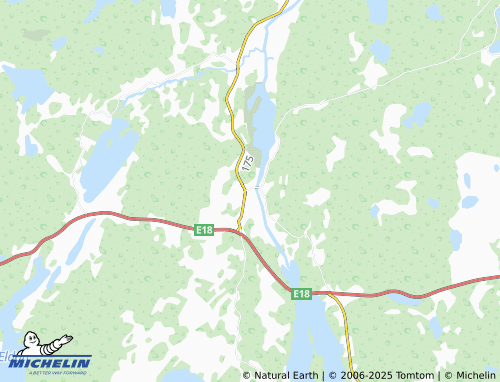 MICHELIN Nysäter map - ViaMichelin