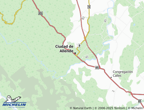 MICHELIN Valle Dorado map - ViaMichelin