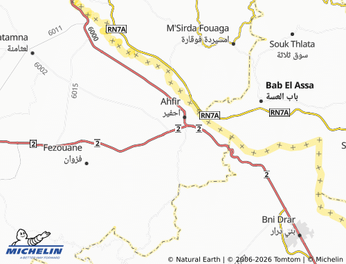 MICHELIN Aghbal map - ViaMichelin