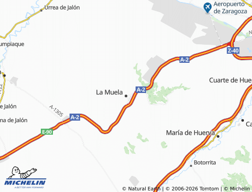 Mappa MICHELIN La Muela - ViaMichelin