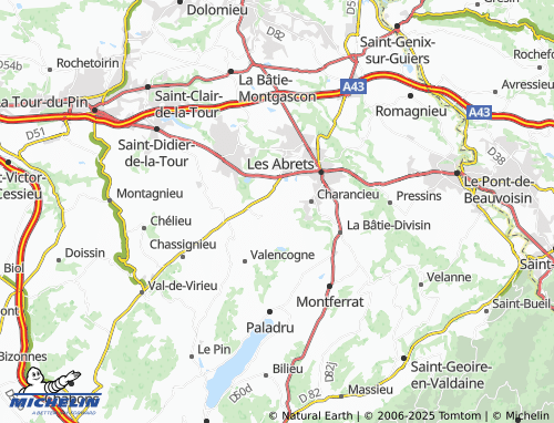 MICHELIN Vieux Saint-Ondras map - ViaMichelin