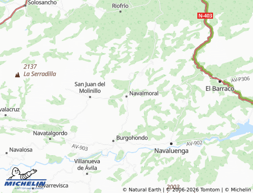 MICHELIN Navalmoral map - ViaMichelin