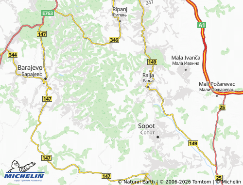 Mapa MICHELIN Parcani - ViaMichelin