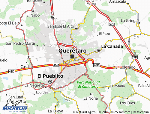 MICHELIN Barrio La Cruz map - ViaMichelin