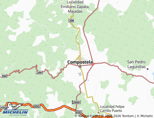 MICHELIN Infonavit map - ViaMichelin