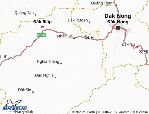 MICHELIN Nhân Đạo map - ViaMichelin