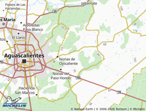 MICHELIN El Trigo map - ViaMichelin