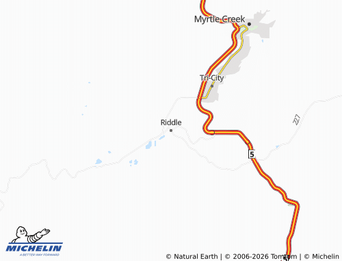Kaart MICHELIN Riddle - ViaMichelin
