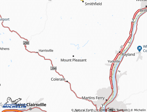 MICHELIN Mount Pleasant map - ViaMichelin