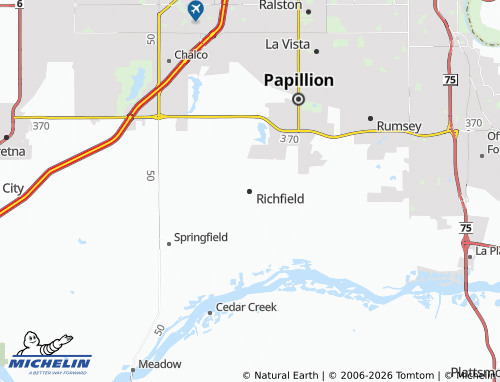Mappa MICHELIN Richfield - ViaMichelin