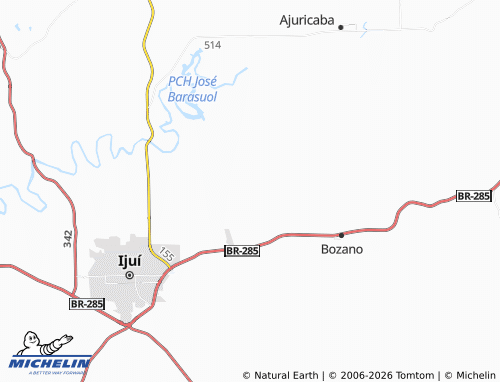 Mapa MICHELIN Floresta - ViaMichelin