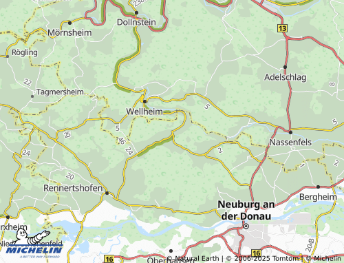 Mapa MICHELIN Hütting - ViaMichelin