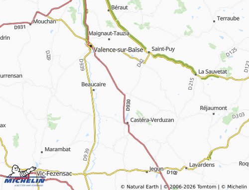 Mappa MICHELIN Ayguetinte - ViaMichelin