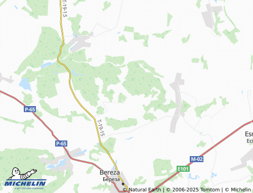 MICHELIN Shakutivshchyna map - ViaMichelin