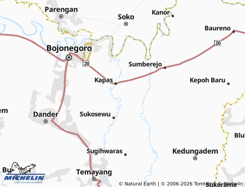 Mapa MICHELIN Ngadiluhur - ViaMichelin