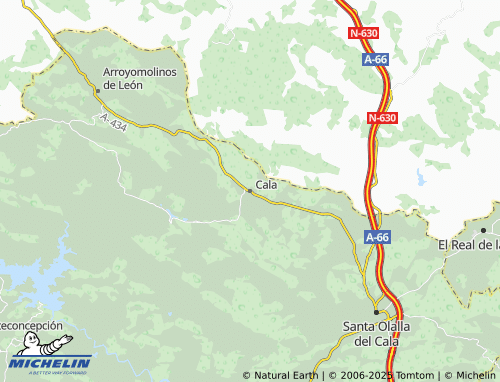 MICHELIN Cala map - ViaMichelin