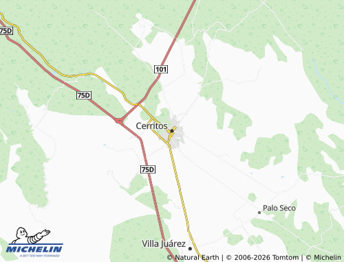 MICHELIN Cerritos map - ViaMichelin