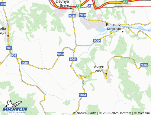 MICHELIN Trastikovo map - ViaMichelin