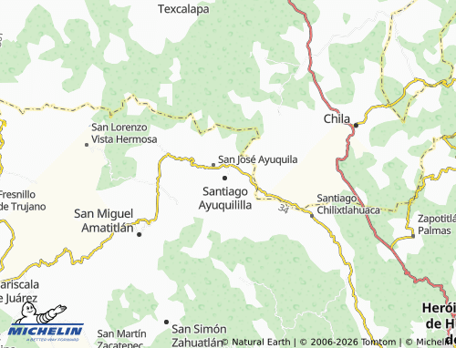 Carte MICHELIN Centro - ViaMichelin