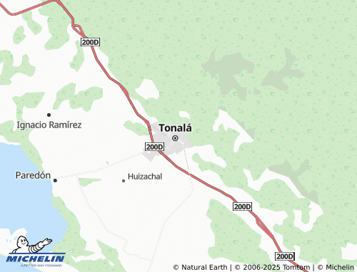 MICHELIN La Primavera map - ViaMichelin