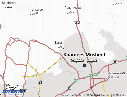MICHELIN-Landkarte Tana - ViaMichelin