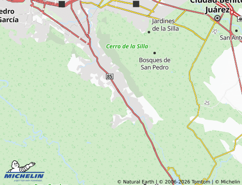 MICHELIN Almendros Residencial map - ViaMichelin