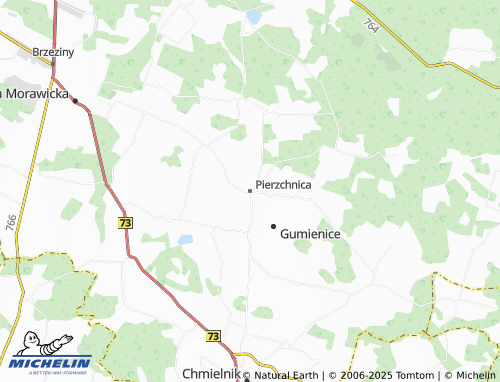 MICHELIN Pierzchnica map - ViaMichelin