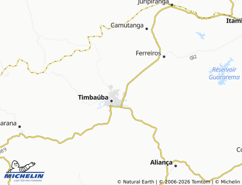 MICHELIN Sapucaia map - ViaMichelin