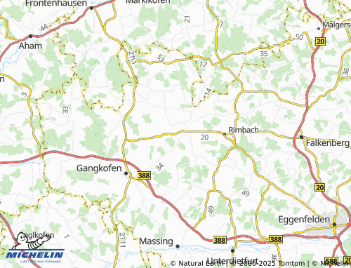 MICHELIN-Landkarte Oberndorf - ViaMichelin