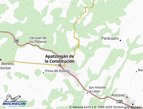 Mapa MICHELIN Bicentenario de La Constitución de 1814 II - ViaMichelin