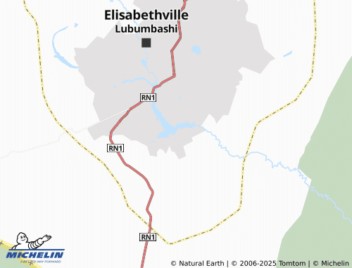 MICHELIN Katuba II map - ViaMichelin