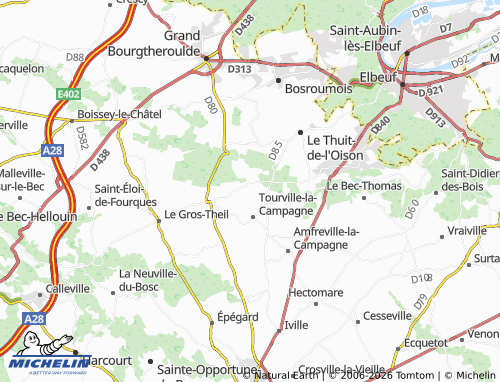 MICHELIN Le Soulanger map - ViaMichelin