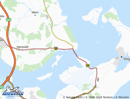 Mappa MICHELIN Gammel Kalvehave - ViaMichelin
