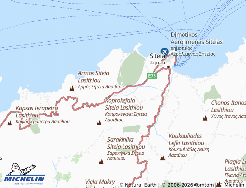 MICHELIN Skopi map - ViaMichelin