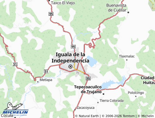 Mappa MICHELIN Yohuala, Adolfo López Mateos - ViaMichelin