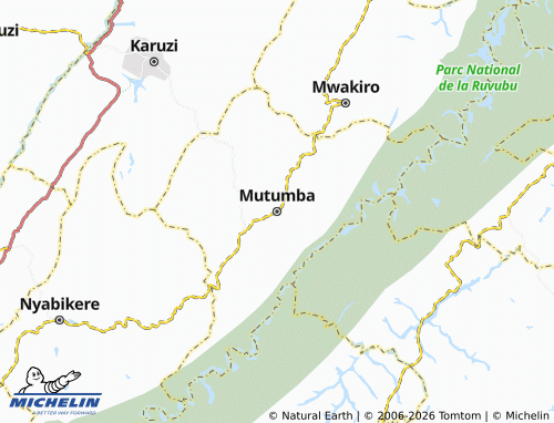 Mappa MICHELIN Mutumba - ViaMichelin