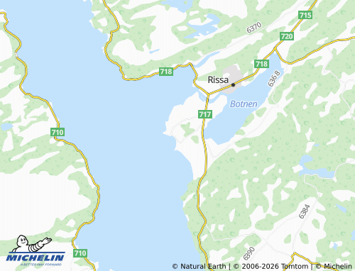 MICHELIN-Landkarte Kvithylla - ViaMichelin