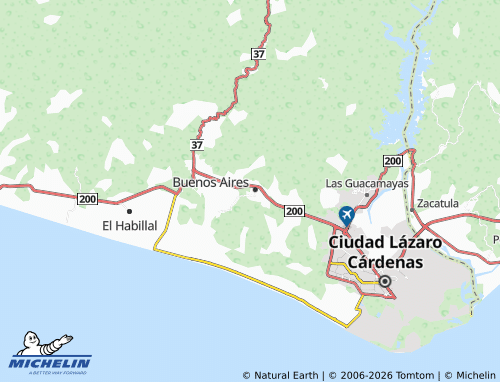 Mappa MICHELIN Amalia Solórzano - ViaMichelin