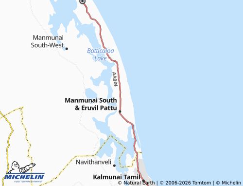 Mappa MICHELIN Kaluthawalai Central - ViaMichelin