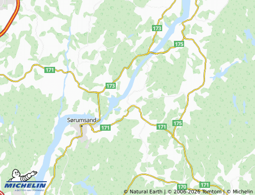 Carte MICHELIN Blaker - ViaMichelin