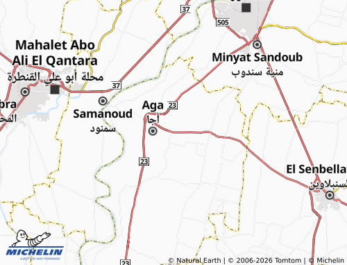 Mapa MICHELIN Kafr Deerb Baqtaris - ViaMichelin