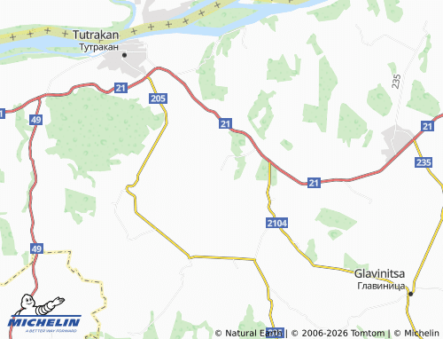 MICHELIN-Landkarte Antimovo - ViaMichelin