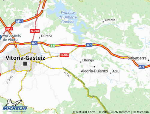 Carte MICHELIN Oreitia - ViaMichelin